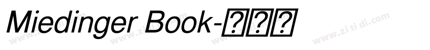 Miedinger Book字体转换 Miedinger Book字体转换